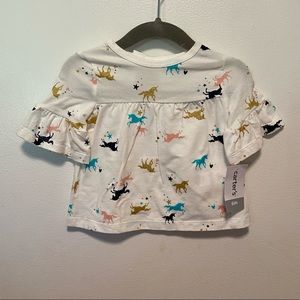Set of two baby girl tops 3-6 months